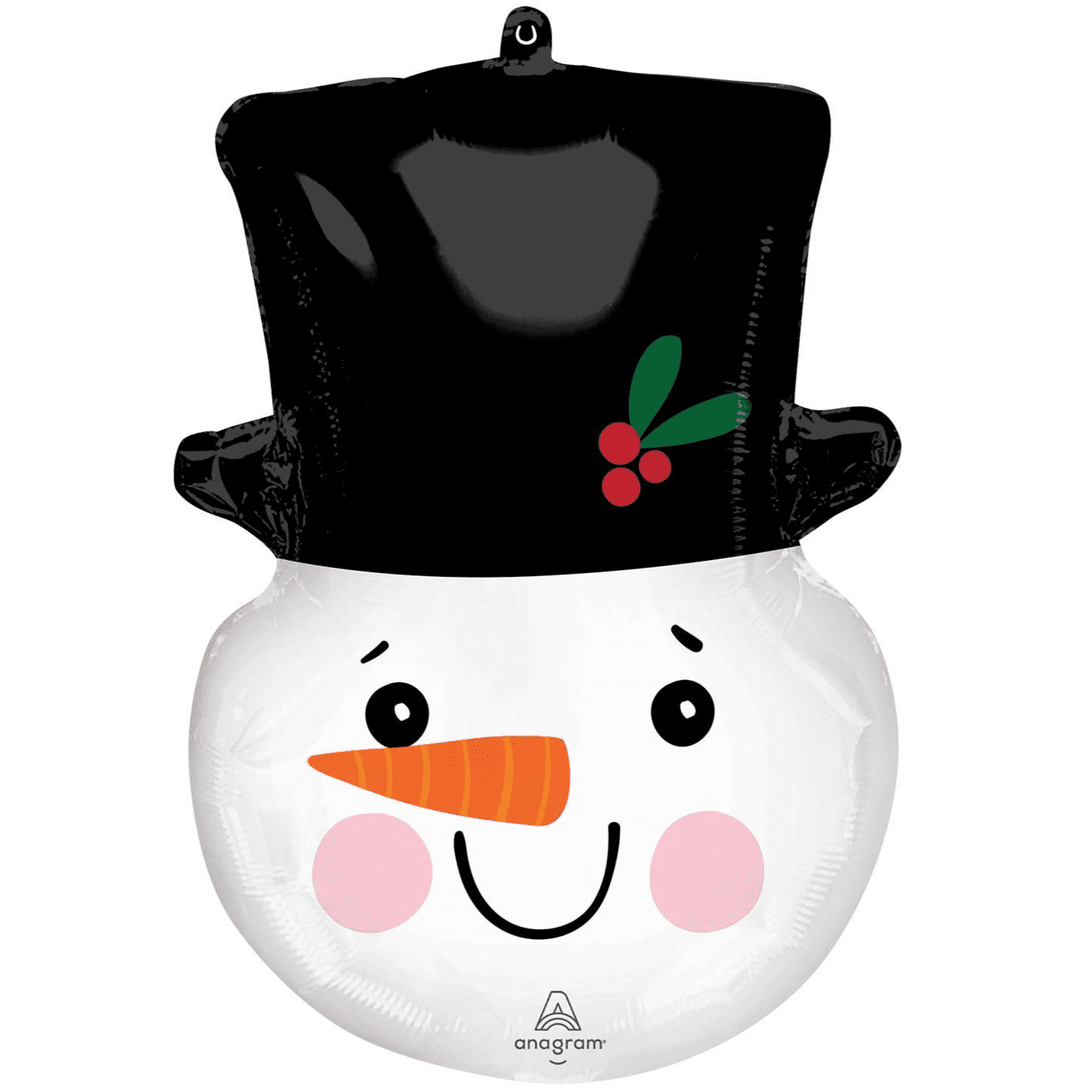 Smiley Snowman Head Foil